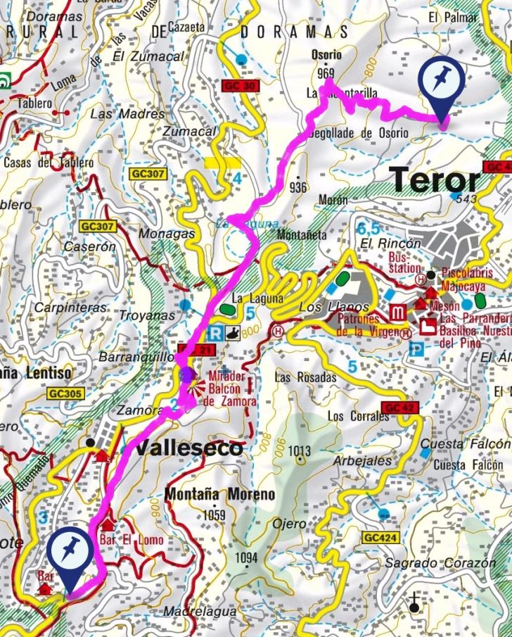 Tour valleseco